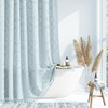 Dynamene Extra Long Shower Curtains, 84 Inches Long Boho Tufted