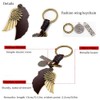 Puyang Fashion Gothic Black Bat Heart Wings Goth Punk Lace