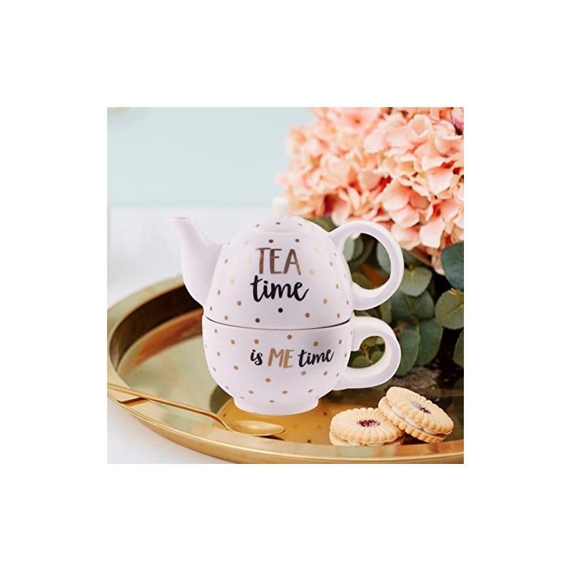 Sass & Belle Gold Tea Time Tea for One