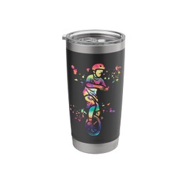 Unicyclist Unicycling Unicycler Colorsplash Unicycle Stainless Steel Insulated Tumbler