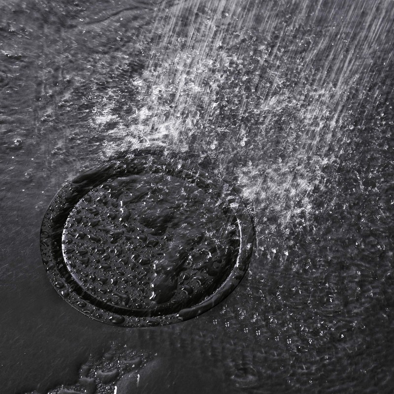 Orhemus 4 Inch Round Design Tile-in Shower Drain with Adjustable