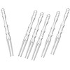 WOIWO 200PCS Disposable Plastic Cocktail Picks Fruit Forks,There are five