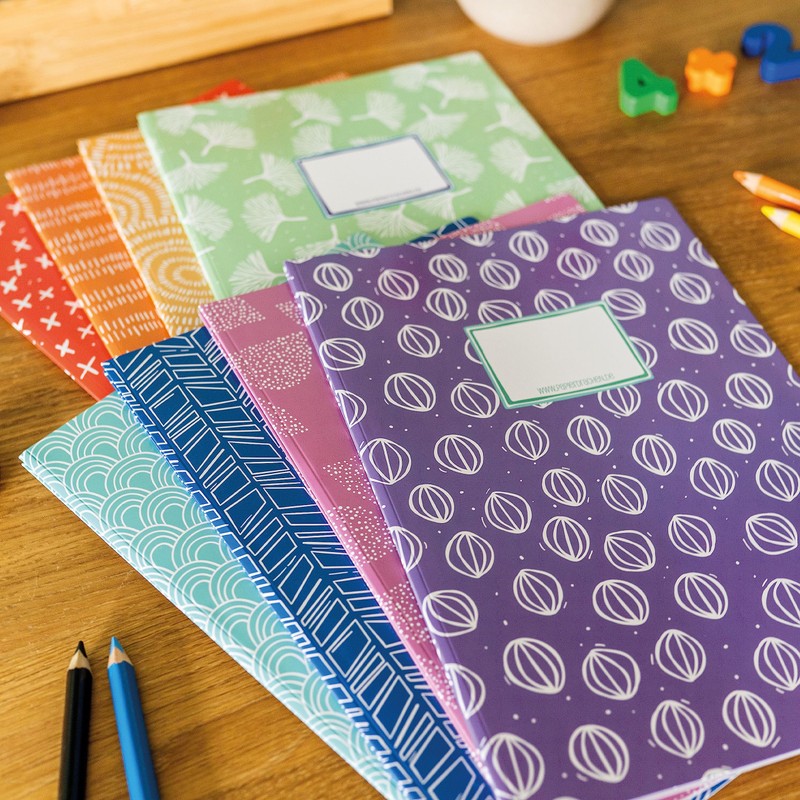 Papierdrachen 8 high-quality cardboard file folders for children, DIN A4,