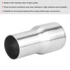 Ruspela Exhaust Tube Adapter Universal Stainless Steel Exhaust Pipe Connector