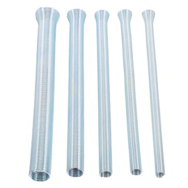 Mipcase 5pcs Spring Tubing Benders Set: 5/8, 1/2, 3/8, 5/16 /4 Inch Professional Plumber Tools for Soft Copper Brass Aluminum