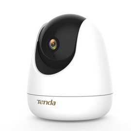 Tenda Cameras for Home Security, 2.5K Indoor Camera WiFi Camera, 360° Pan Tilt WiFi Camera with Phone APP, 2-Way Audio, Night Vision, Smart Tracking, Human Detection, Cloud Storage (CP7)
