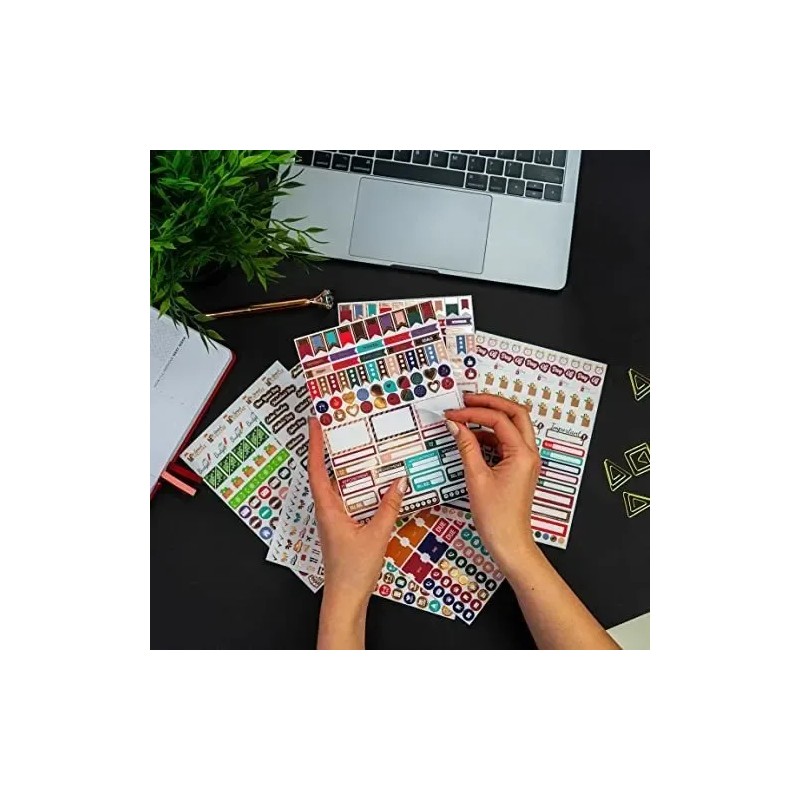 Clever Fox Planner Pegatinas Planificador Mensual Semanal Di