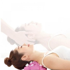 Relax your muscles alone, home care, trapezius muscle acupressure massage, back neck self Pink/ONESIZE