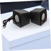 Operitacx 1Pair Mini USB Wired Speaker for Desktop Laptop Compact