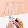 4 PCS Folding Rulers, 30cm Foldable Ruler 15cm Clear Rulers
