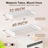 Vasunray Wall Mounted Clothes Drying Rack Folding Indoor, Foldable Laundry