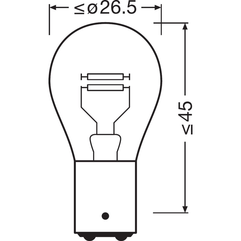 OSRAM ULTRA LIFE P21/5W luz de freno, trasera y marcha