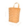 KICHOUSE Hanging Storage Basket Woven Wall-Mounted Kitchen Organizers and Storage