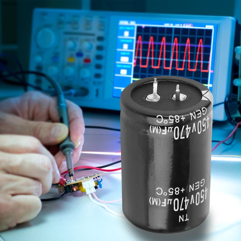 4 Pcs 450V 470μF Aluminium Electrolytic Capacitor for Inverter Welding