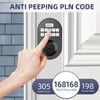 MINIA Keypad deadbolt, Auto Lock, Anti-Peeking Password, Cerraduras inteligentes para