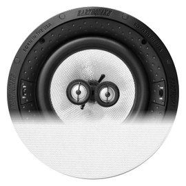 Earthquake Sound 6.5" Stereo Dual Input in-Ceiling Speakers, Dual TWEETERS, Dual V.C., Fiber Cone, with Magnetic grilles, 3DB XOVER Switch-Priced Each, from Zack Electronics (IQ6D)