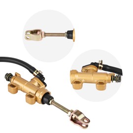 Universal Brake Master Cylinder Pump with Storage Tank for Motorcycle Dirt Bike ATV Rear Brake Master Cylinder Storage Container