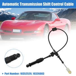 X AUTOHAUX Automatic Transmission Gear Shifter Cable for Corvette C5 C6 2003 2004 2005 Auto Trans Control Lever Cable Assembly Range Select Lever Kit 10352529 10338402 10326083