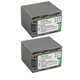 Kastar 2-Pack Battery NP-FP90 / NP-FP91Replacement for Sony DCR-HC40, DCR-HC41, DCR-HC42, DCR-HC43, DCR-HC44, DCR-HC46, DCR-HC65, DCR-HC85, DCR-HC94, DCR-HC96, DCR-SR30, DCR-SR40 Camera