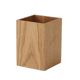 Pen Stand, Wooden Pen Stand, Tabletop Storage, Chopstick Stand, Caratory, Natural Wood (Natural Wood Grain)