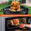 Onlyfire Universal Cast Iron Chicken Roaster, Pre-Seasoned Poultry Roaster Beer