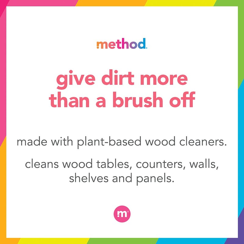 Method Daily Wood Cleaner, Almond, Cleans Shelves, Tables and Other