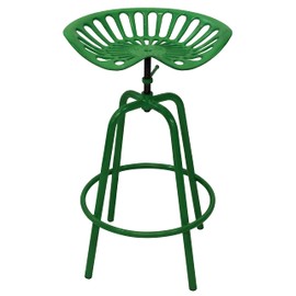 Leigh Country Green Tractor Seat Swivel Stool-KD