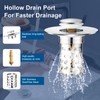 Bathroom Sink Drain Strainer, Universal Pop Up Stopper with Removable
