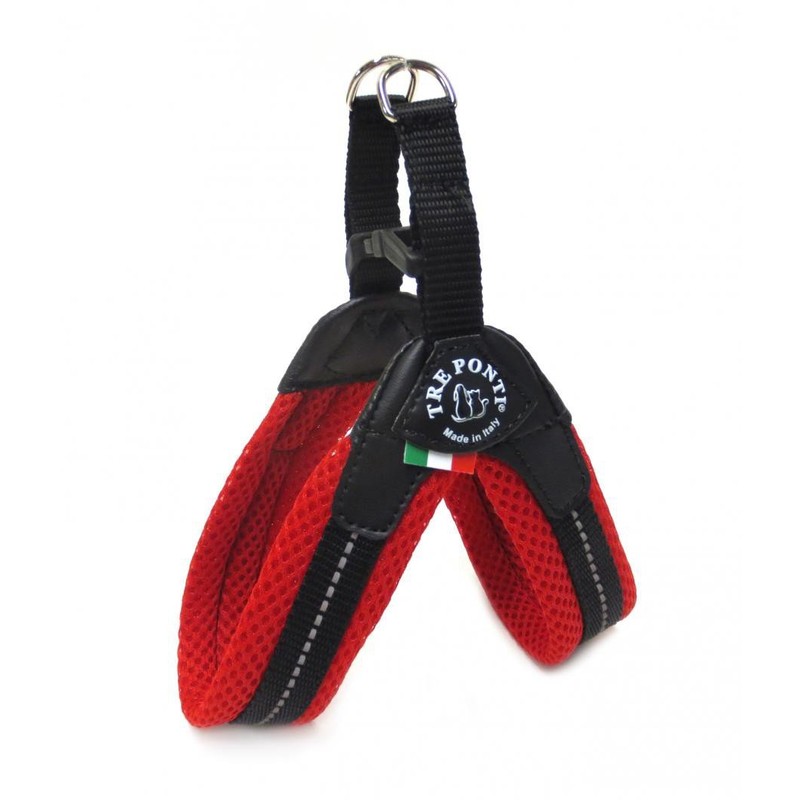 Tre Ponti Easy Fit Mesh Fix Neon Dog Harness, Size
