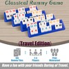 Doublefan Rummy Set,Travel Size Rummy Game with Durable Canvas Bag,