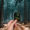 (5Pcs) Fireflies in The Night Forest Sticker Adventure Mountain Nature