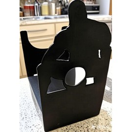 AEDNX Countertop Wine Rack, 1 Pcs Wine Bottle Holder, Funny Metal Wine Holder, Tabletop Wine Storage Stand Novelty Gift for Cabinet, Pantry, Bar, Kitchen Home Decoration Crafts