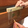 Drawer Pull Installation Template for Aligning Drawer Pull Hardware