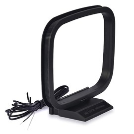 Bingfu AM Loop Antenna with 2 Pin Bare Wire Compatible with Pioneer Yamaha Marantz Pyle Indoor Radio Bluetooth Home Stereo Receiver AV Audio Video Home Theater Receiver Power System