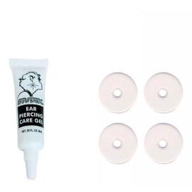 PMX 4 Discos De Silicona + 1 Gel Para Cuidar Perforación Studex