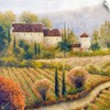 CANVAS ON DEMAND Tuscany Vineyard I Wall Decal, Italy Artwork