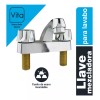 Sanplom 5pzs De Llave Mezcladora Para Lavabo 4'' Maneral Zamac