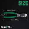 INJOYTEC 7 Inch Diagonal Pliers, Strong Nippers, Wire Cutters, Wire