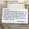 XGAKWD Dad Gifts from Daughter, Engraved Wallet Inserts for Father