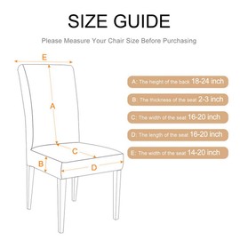 papasgix Xmas Christmas Chair Covers Set of 4, Xmas Strech Chair Slipcovers Washable Cover Decoration Dining Room Chair Protector Home Decor Universal Fit for Wedding Party Banquet