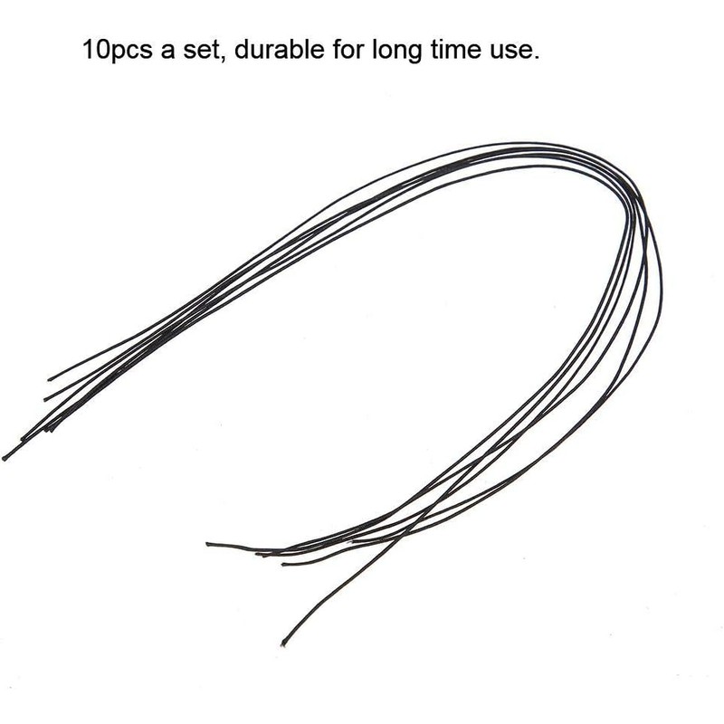 Línea de hilo de fibra prefabricada para tatuaje de cejas,