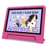 CFVOCUY 2026 Kids Tablet, 10.1 Inch Android 15 Tablet for