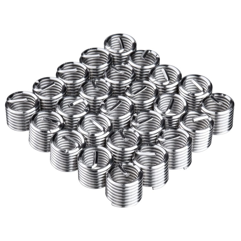 Yakamoz 30Pcs Thread Repair Kit M5 x 0.8mm Thread Insert