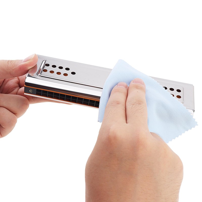 Double Sided Tremolo Harmonica 24 Key C & G Holes