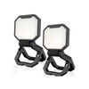 HYPERLITE Rechargeable Work Light 2pack 40W 4000Lumens, Hanging Hook Folding