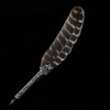ANCLLO Vintage Feather Quill Pen Nature Feather Dip Pen for