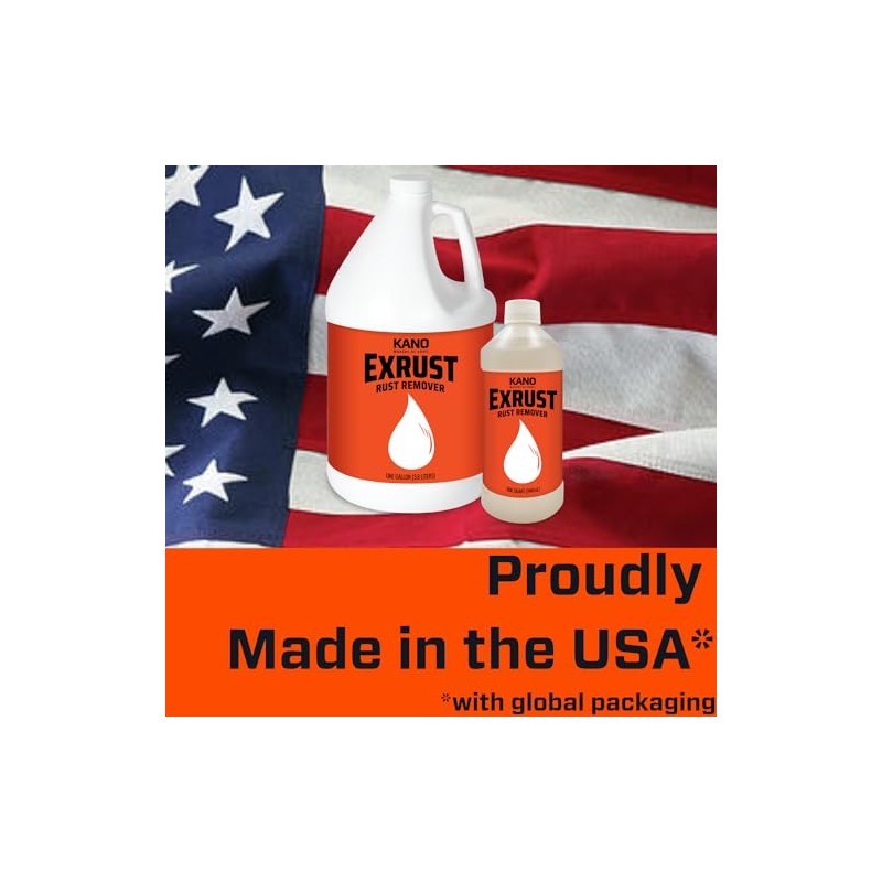 KROIL Exrust Rust Remover - Fast-Acting Chemical Rust Dissolver &