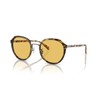 Coach HC7154 Sunglasses, Honey Tortoise/Amber Solid, 52 mm