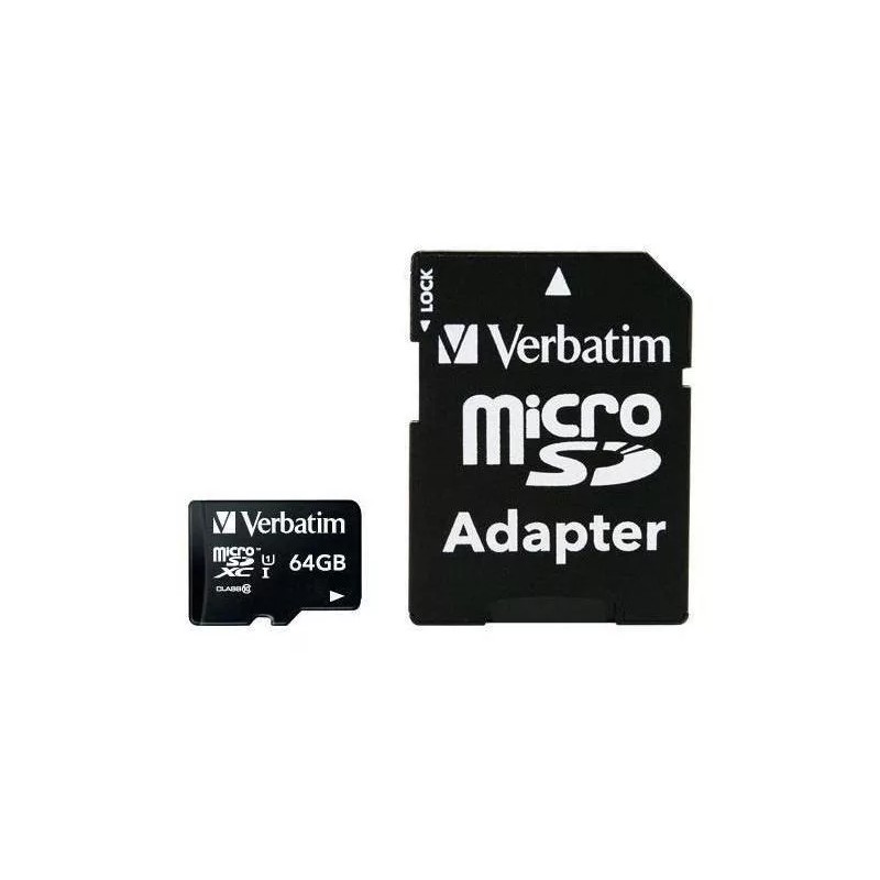 Verbatim Tarjeta de memoria Verbatim 44084 Premium con adaptador SD