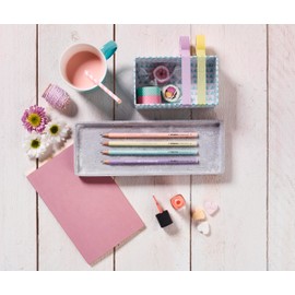 Graphite Pencil with Eraser - STABILO Swano Pastel - Pack of 4 - Assorted Colours - HB